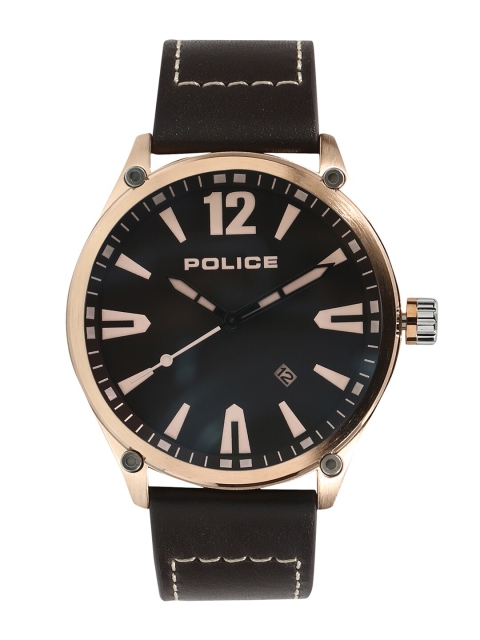 

Police Women Black Analogue Watch Leather PL15244JBR02
