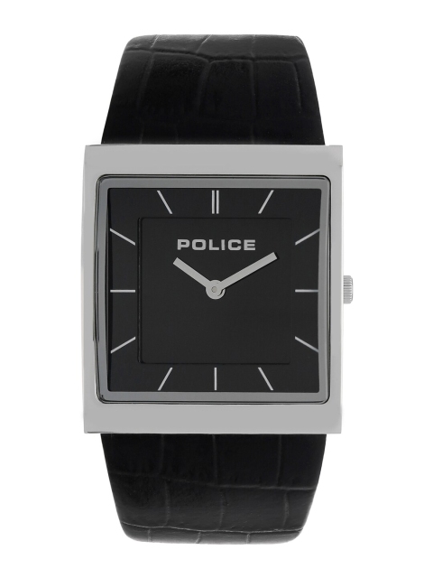 

Police Men Black & Silver-Toned Analogue Watch PL15395BS02