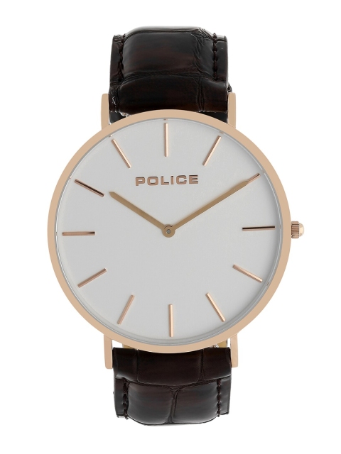 

Police Men White Analogue Watch PL15304JSR01SET