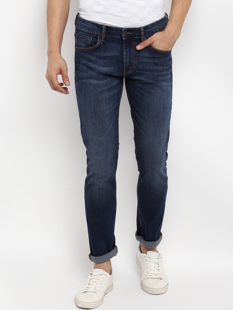 

Red Tape Men Blue Slim Fit Mid-Rise Clean Look Stretchable Jeans