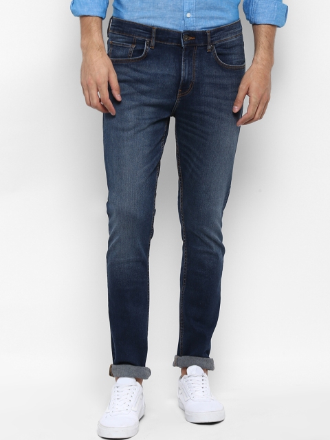 

Red Tape Men Blue Skinny Fit Mid-Rise Clean Look Stretchable Jeans