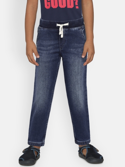 

GAP Boys' Blue Pull-On Denim Joggers