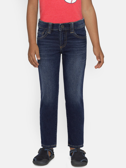 

GAP Boys' Indigo Blue Slim Jeans in Supersoft