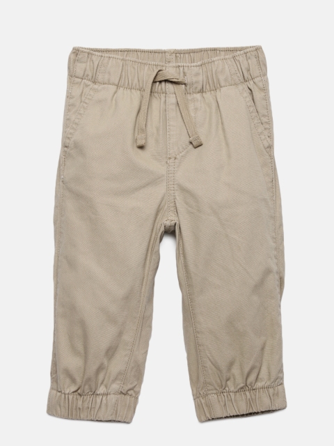 

GAP Boys' Khaki Pull-On Canvas Joggers