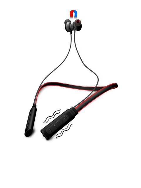 

Boult Red Audio Curve Neckband Bluetooth Magnetic Earphone with Mic