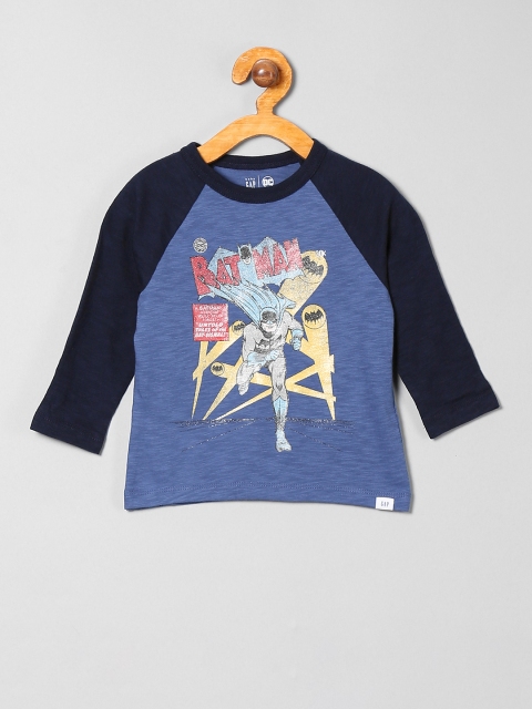 

GAP Boys Blue Batman Printed T-Shirt