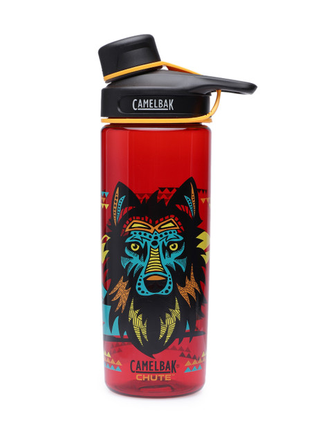 

Camelbak Unisex Red & Black Printed Chute Water Bottle 600 ml