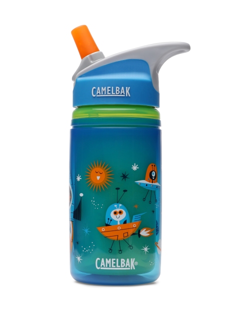

CAMELBAK Blue & Green Printed Eddy Sipper Water Bottle 400 ml