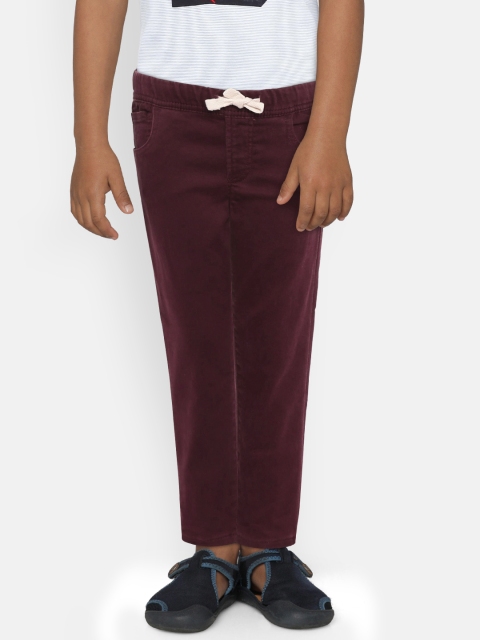 

GAP Boys' Burgundy Pull-On Slim Fit Jeans