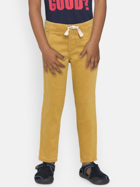 

GAP Boys' Mustard Yellow Pull-On Jeans