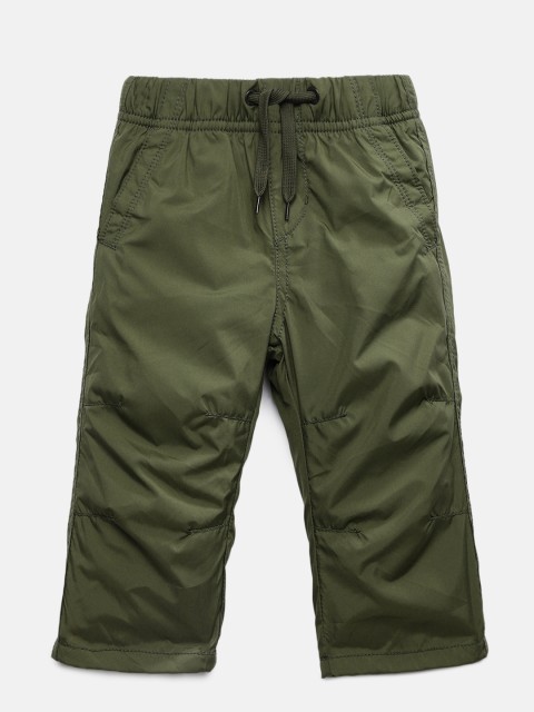 

GAP Boys' Olive Green Pull-On Lined Pants in Twill