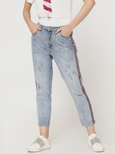 

ONLY Women Blue Regular Fit Mid-Rise Light Fade Jeans