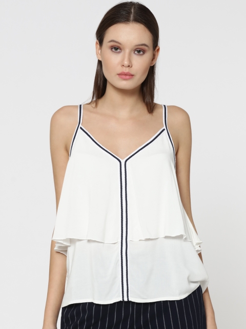 

ONLY Women White Tiered Top