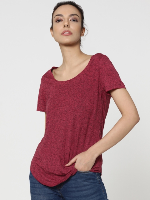 

ONLY Women Pink Solid Top