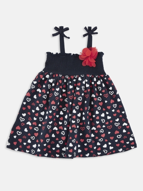 

Chirpie Pie by Pantaloons Girls Blue Printed Fit and Flare Dress