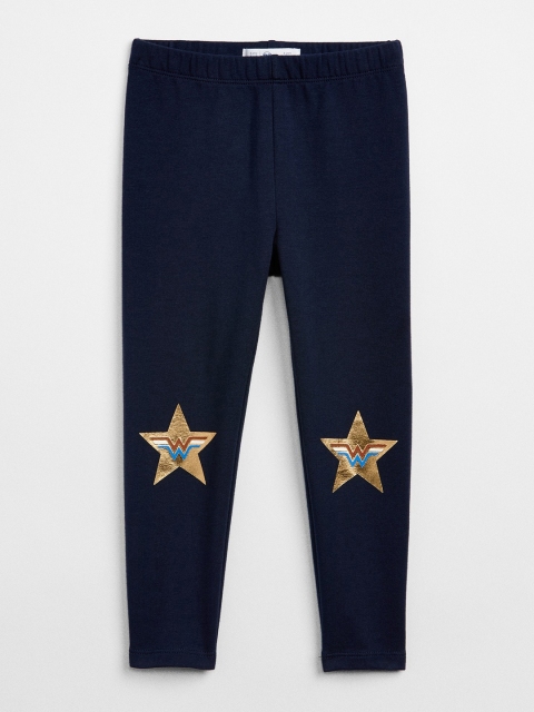 

GAP Navy Solid Ankle-Length Leggings, Navy blue