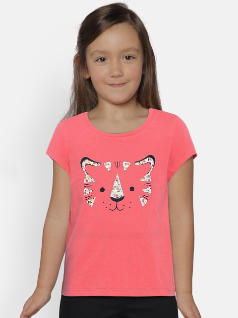 

GAP Girls' Graphic Short Sleeve T-Shirt, Pink