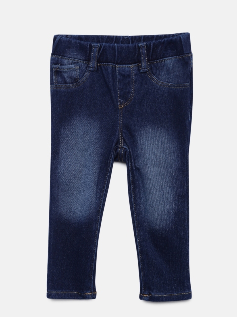 

GAP Girls' Indigo Blue Dark Wash Denim Jeggings, Navy blue