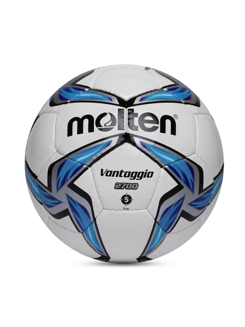 

molten Unisex White & Blue FV 2700 Printed Football
