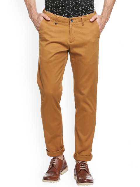 

Van Heusen Sport Men Brown Slim Fit Self Design Chinos