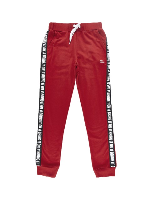 

Ajile by Pantaloons Boys Red Printed Straight Fit Joggers