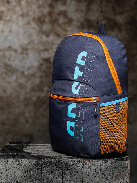 

Roadster Women Navy Blue Brand Logo Backpack