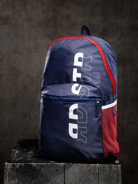 

Roadster Women Navy Blue Brand Logo Backpack