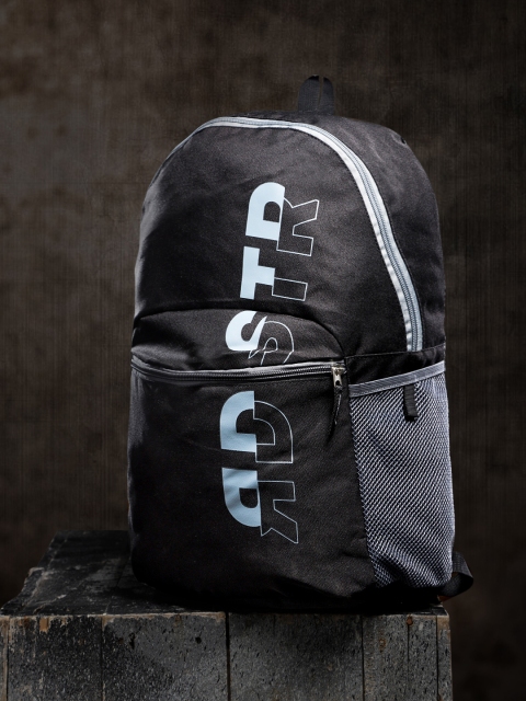 

Roadster Women Black Brand Logo Backpack