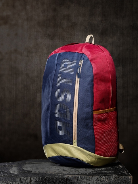 Roadster Women Navy Blue Brand Logo Backpack