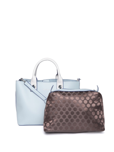 

DressBerry Blue Solid Handheld Bag