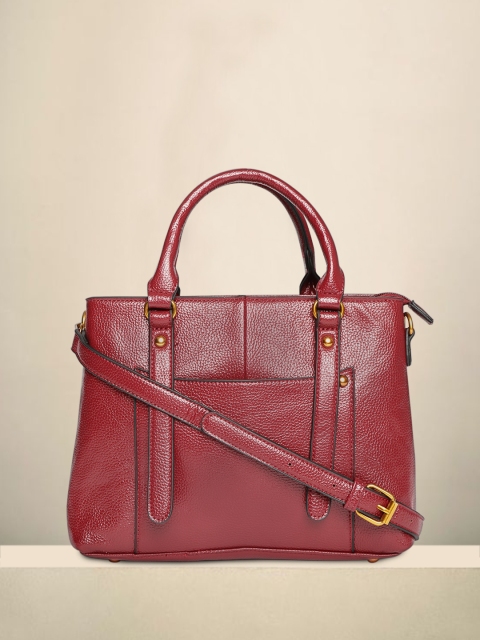 

Mast & Harbour Red Solid Handheld Bag