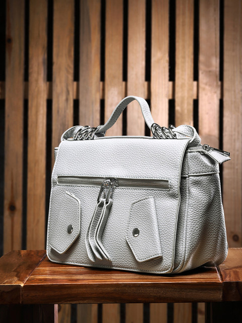 

Roadster Grey Solid Sling Bag