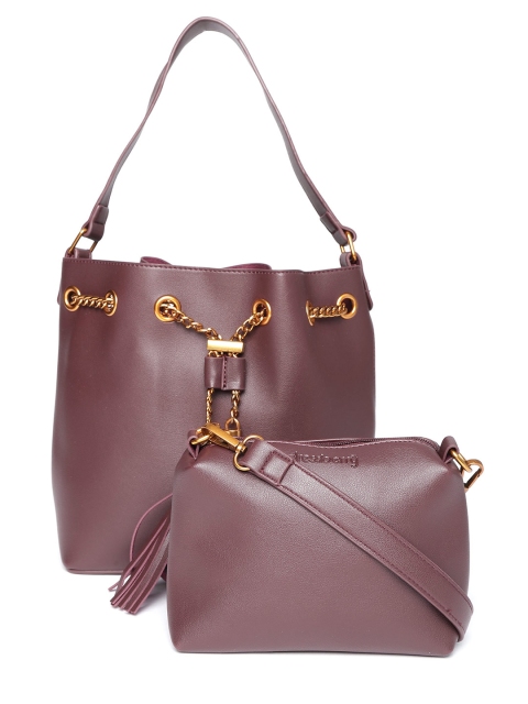 

Dressberry Set of 2 Burgundy Handbags