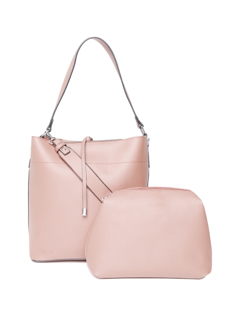 

ether Pink Solid Shoulder Bag
