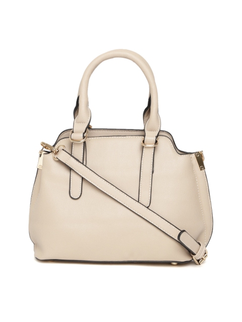 

DressBerry Beige Solid Handheld Bag