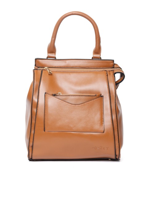 

ether Women Brown Solid Backpack