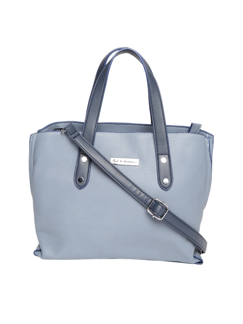 

Mast & Harbour Blue Solid Handheld Bag