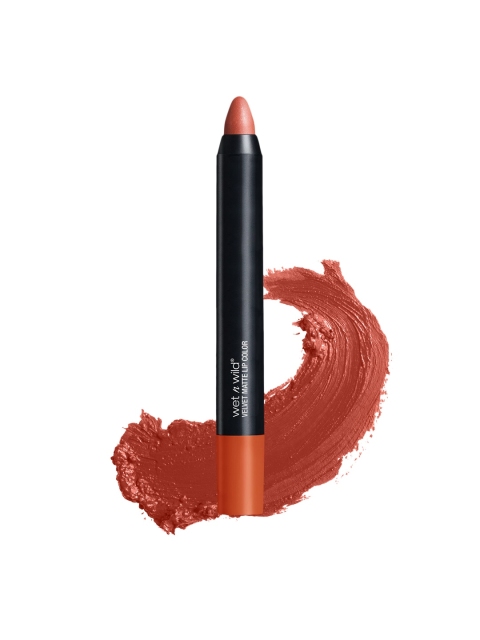 

Wet n Wild Sustainable Velvet Matte Lip Color - Turnt Orange A368 3.2g, Rust