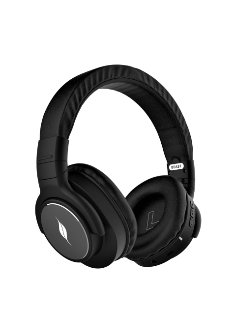 

LEAF Beast Unisex Wireless Bluetooth Over Ear Headphones with Mic, Black