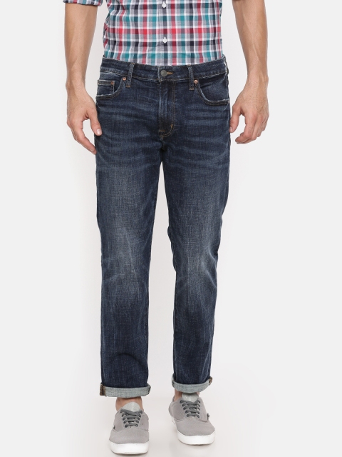 

AMERICAN EAGLE OUTFITTERS Men Blue Slim Fit Mid-Rise Clean Look Stretchable Jeans