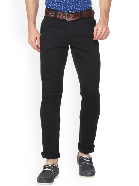 

Van Heusen Sport Men Black Slim Fit Solid Chinos
