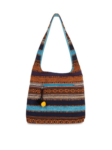 

Anekaant Multicoloured Self Design Tote Bag, Multi