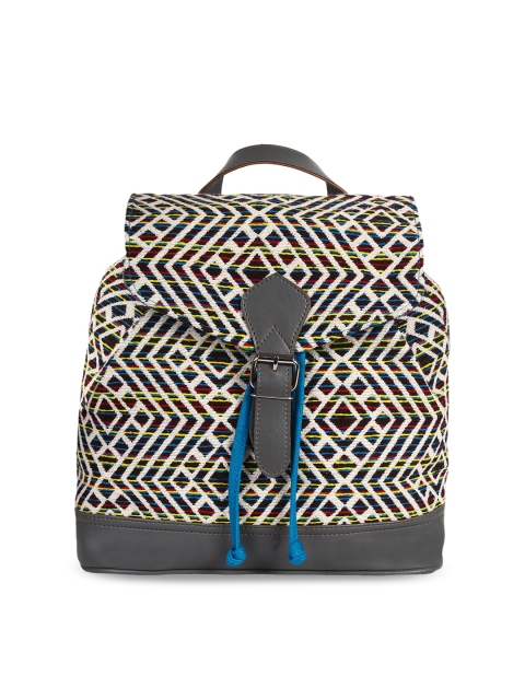 

Anekaant Women Multicoloured Geometric Backpack, Multi