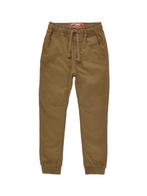 

CHALK by Pantaloons Boys Brown Regular Fit Self Design Joggers