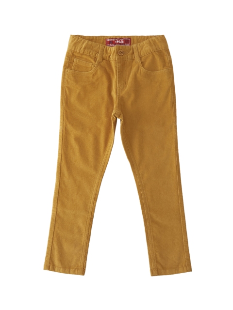 

CHALK by Pantaloons Boys Brown Regular Fit Self Design Regular Trousers