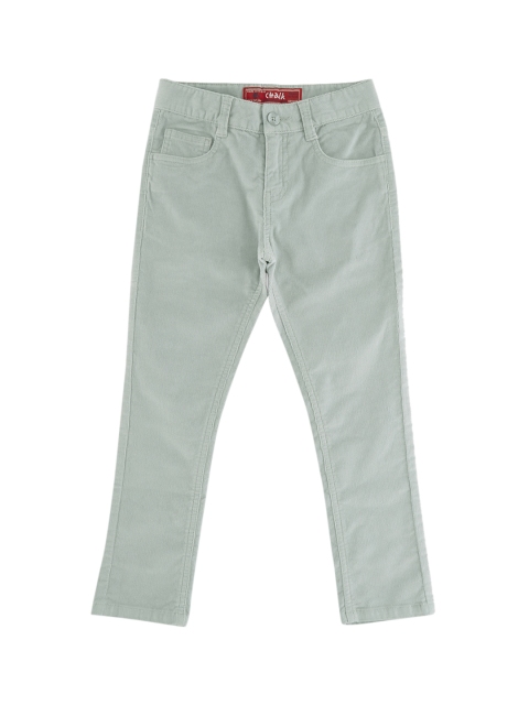 

CHALK by Pantaloons Boys Grey Regular Fit Solid Regular Trousers