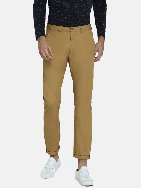 

Breakbounce Men Khaki Slim Fit Solid Chinos