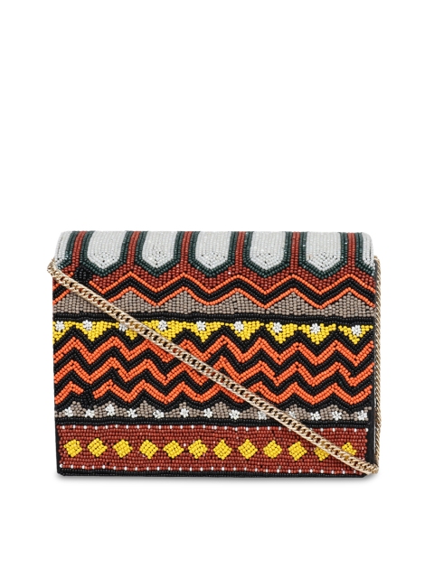 

Diwaah Multicoloured Embroidered Clutch, Multi