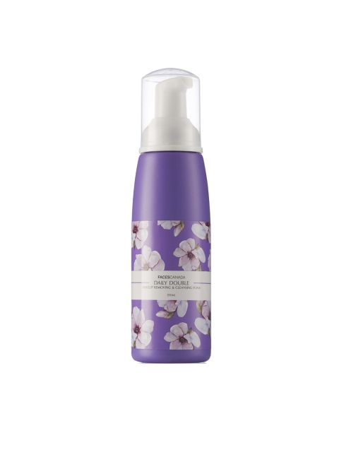 

FACES CANADA Daily Double Makeup Removing & Cleansing Foam 120 ml, Blue