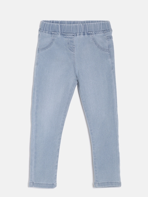 

Juniors by Lifestyle Girls Blue Slim Fit Mid-Rise Clean Look Jeans